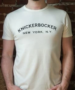 Tees Knickerbocker - Core Logo T-Shirt In Milk
