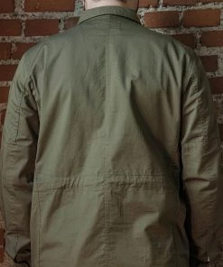 Universal Works - MW Fatigue Jacket In Light Olive Twill