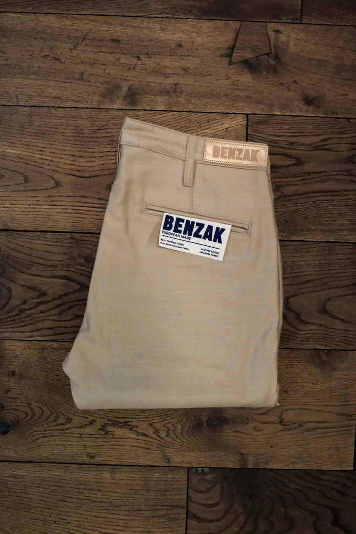 Bottoms Benzak - BC-01 Tapered Chino 10 Oz. Sand Military Twill 4 Bottoms Benzak - BC-01 Tapered Chino 10 Oz. Sand Military Twill