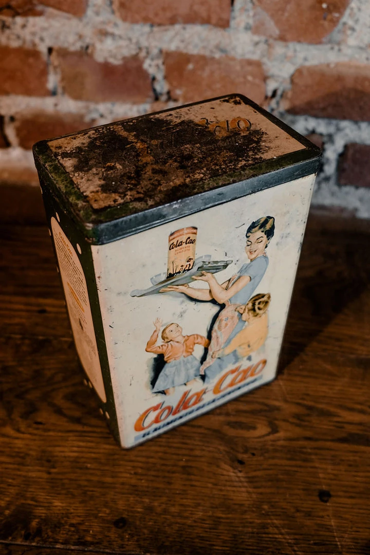 Antiques 1960's COLA-CAO Alubias Tin Litho Box, Spain Antiques&Collectibles 6 Antiques 1960's COLA-CAO Alubias Tin Litho Box, Spain Antiques&Collectibles