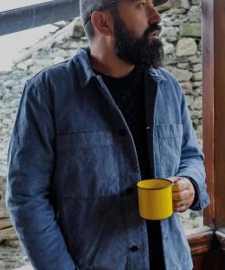 Knickerbocker - Corduroy Chore Shirt In French Blue