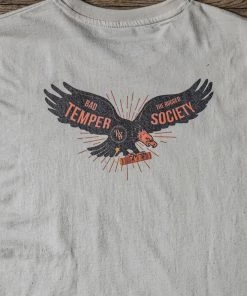 New The Rugged Society - Bad Temper - Heavy 220 G/M² Natural Raw Organic Cotton Tee 11 New The Rugged Society - Bad Temper - Heavy 220 G/M² Natural Raw Organic Cotton Tee