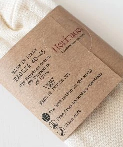 The Rugged Society Socks Heritage9.1 - 1960 Natural Double Red Stripe