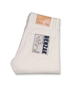 Benzak - B-01 SLIM 12 Oz. Ecru Selvedge New