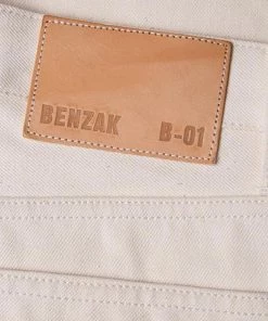 Benzak - B-01 SLIM 12 Oz. Ecru Selvedge New