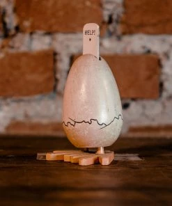 Antiques 1960'S PRIDE CREATIONS POPSIE HELP! CRACKED CHICKEN EGG WOODEN TOY