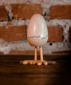 Antiques 1960'S PRIDE CREATIONS POPSIE HELP! CRACKED CHICKEN EGG WOODEN TOY