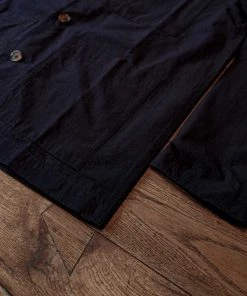 Universal Works - Dockside Overshirt In Navy Ripstop Cotton