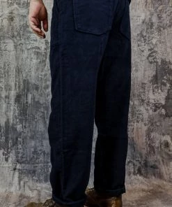 Universal Works - Fatigue Pant In Navy Moleskin 13 Universal Works - Fatigue Pant In Navy Moleskin