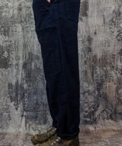Universal Works - Fatigue Pant In Navy Moleskin