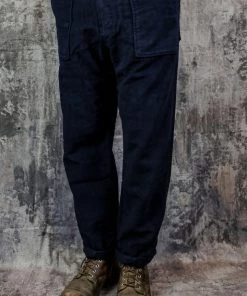 Universal Works - Fatigue Pant In Navy Moleskin 10 Universal Works - Fatigue Pant In Navy Moleskin