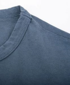 Freenote Cloth - 9 Ounce Pocket Tee - Faded Blue 11 Freenote Cloth - 9 Ounce Pocket Tee - Faded Blue