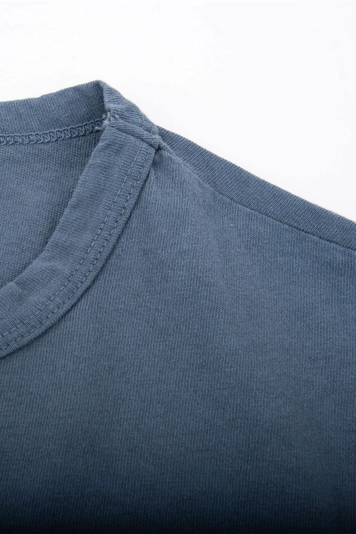 Freenote Cloth - 9 Ounce Pocket Tee - Faded Blue 6 Freenote Cloth - 9 Ounce Pocket Tee - Faded Blue