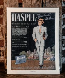 Antiques 1950 HASPEL Clothes Original Magazine Ad - New Orleans Antiques&Collectibles