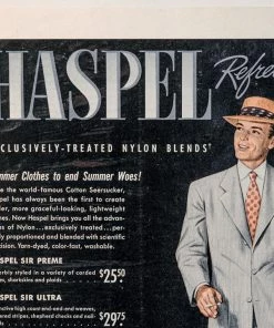 Antiques 1950 HASPEL Clothes Original Magazine Ad - New Orleans Antiques&Collectibles