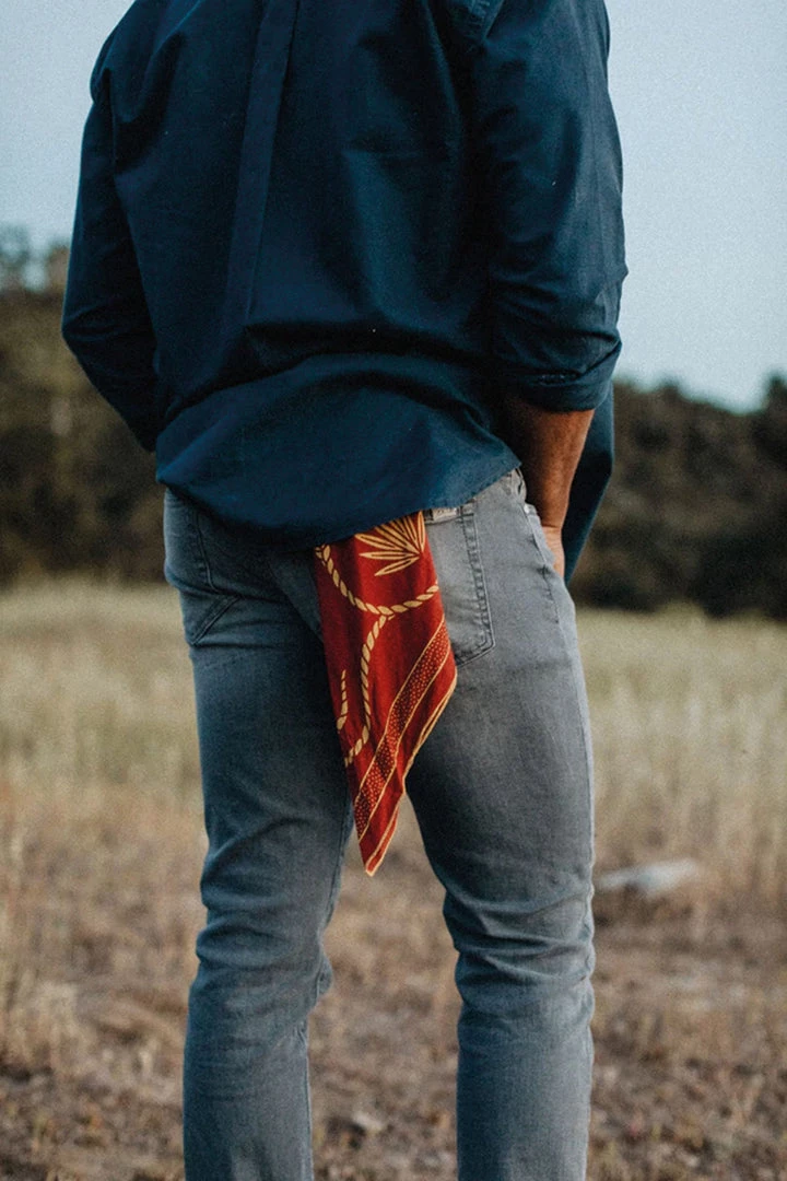 Bandits - Special Edition "Heritage" Bandana In Red New 5 Bandits - Special Edition "Heritage" Bandana In Red New