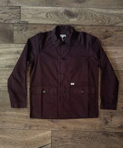 Knickerbocker - Raglan Hunting Jacket In Chocolate Plum