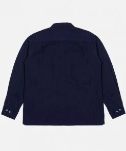 Universal Works - Treck Shirt In Indigo Herringbone Denim New 11 Universal Works - Treck Shirt In Indigo Herringbone Denim New