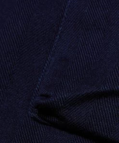 Universal Works - Treck Shirt In Indigo Herringbone Denim New 10 Universal Works - Treck Shirt In Indigo Herringbone Denim New