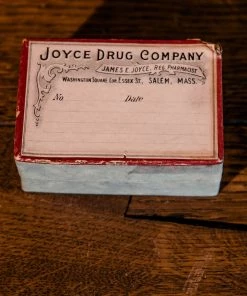 Antiques Antiques&Collectibles Early '900 Joyce Drug Company Pill Box Prescription - Salem, Mass