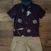 Knickerbocker - ? Camp Shirt In Dark Navy Shirts&Overshirts 1 Knickerbocker - ? Camp Shirt In Dark Navy Shirts&Overshirts