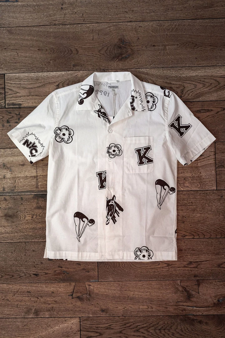 Knickerbocker - ? Camp Shirt In White Shirts&Overshirts 4 Knickerbocker - ? Camp Shirt In White Shirts&Overshirts