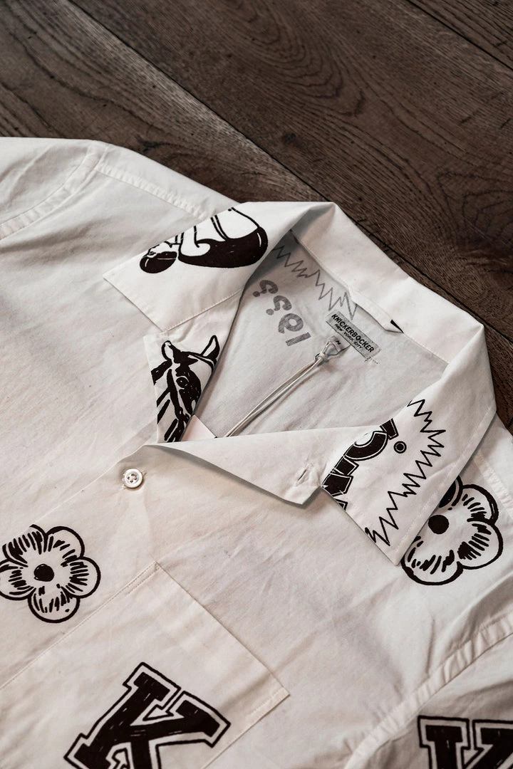 Knickerbocker - ? Camp Shirt In White Shirts&Overshirts 5 Knickerbocker - ? Camp Shirt In White Shirts&Overshirts