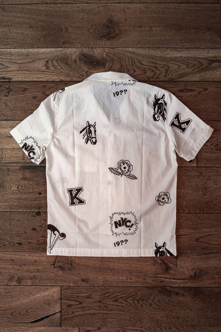 Knickerbocker - ? Camp Shirt In White Shirts&Overshirts 7 Knickerbocker - ? Camp Shirt In White Shirts&Overshirts