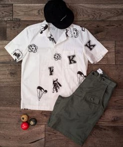 Knickerbocker - ? Camp Shirt In White Shirts&Overshirts
