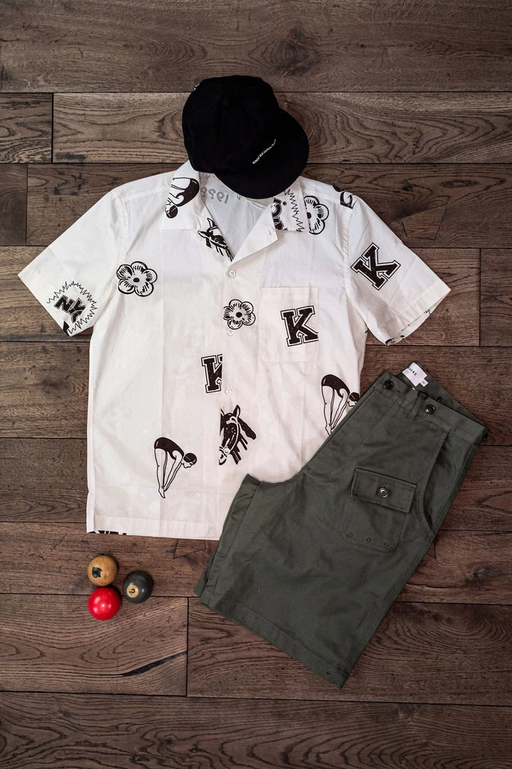 Knickerbocker - ? Camp Shirt In White Shirts&Overshirts 3 Knickerbocker - ? Camp Shirt In White Shirts&Overshirts