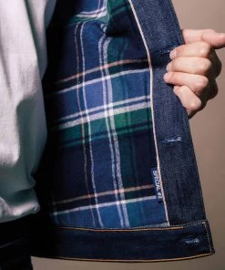 Benzak - 15 Oz. Lined Rider Jacket In Vintage Indigo Selvedge Outerwear&jackets