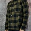Universal Works - Lumber Jacket In Olive Checked Wool Fleece Outerwear&jackets 1 Universal Works - Lumber Jacket In Olive Checked Wool Fleece Outerwear&jackets