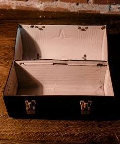 Antiques 1950's American Thermos Co. Black Metal Worker Lunch Box Norwich Conn. USA Antiques&Collectibles 13 Antiques 1950's American Thermos Co. Black Metal Worker Lunch Box Norwich Conn. USA Antiques&Collectibles