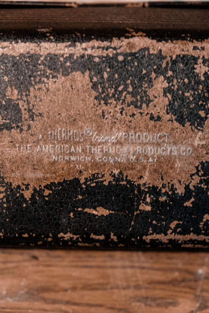 Antiques 1950's American Thermos Co. Black Metal Worker Lunch Box Norwich Conn. USA Antiques&Collectibles 8 Antiques 1950's American Thermos Co. Black Metal Worker Lunch Box Norwich Conn. USA Antiques&Collectibles
