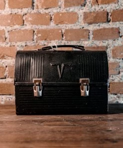 Antiques 1950's American Thermos Co. Black Metal Worker Lunch Box Norwich Conn. USA Antiques&Collectibles 15 Antiques 1950's American Thermos Co. Black Metal Worker Lunch Box Norwich Conn. USA Antiques&Collectibles