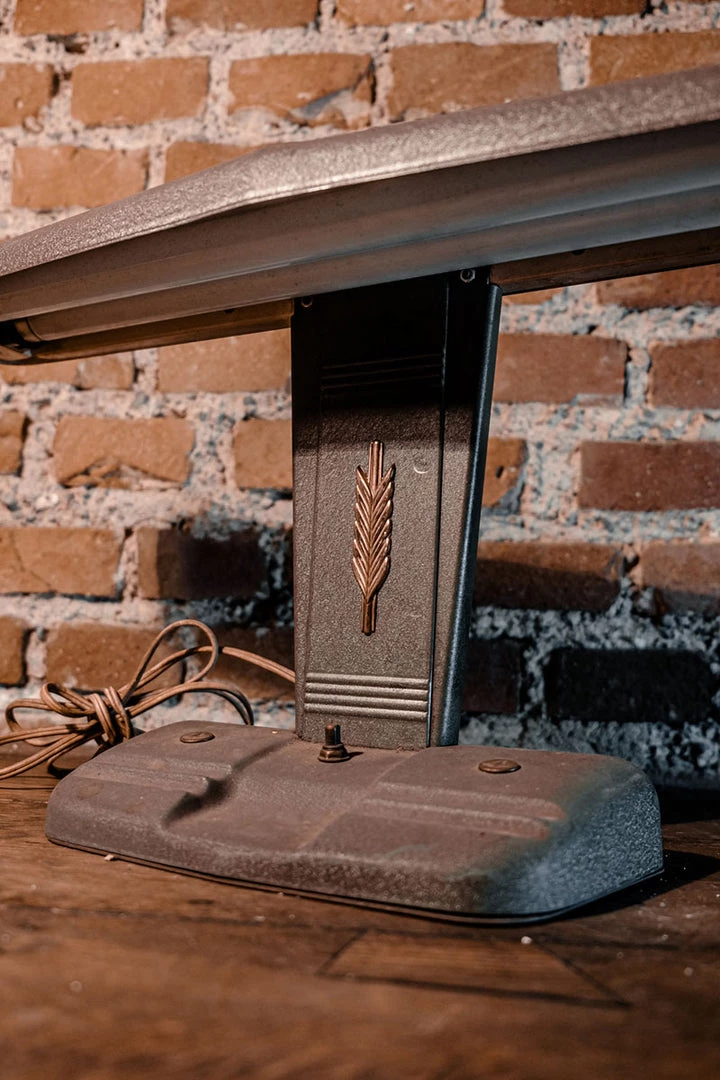 Antiques Midcentury MOE Industrial Task Desk Metal Grey Lamp 3 Antiques Midcentury MOE Industrial Task Desk Metal Grey Lamp