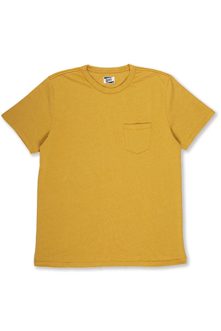 Benzak - BT-01 POCKET TEE Mustard Heavy Jersey New 6 Benzak - BT-01 POCKET TEE Mustard Heavy Jersey New