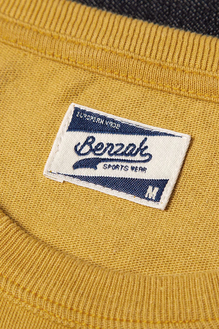 Benzak - BT-01 POCKET TEE Mustard Heavy Jersey New 7 Benzak - BT-01 POCKET TEE Mustard Heavy Jersey New