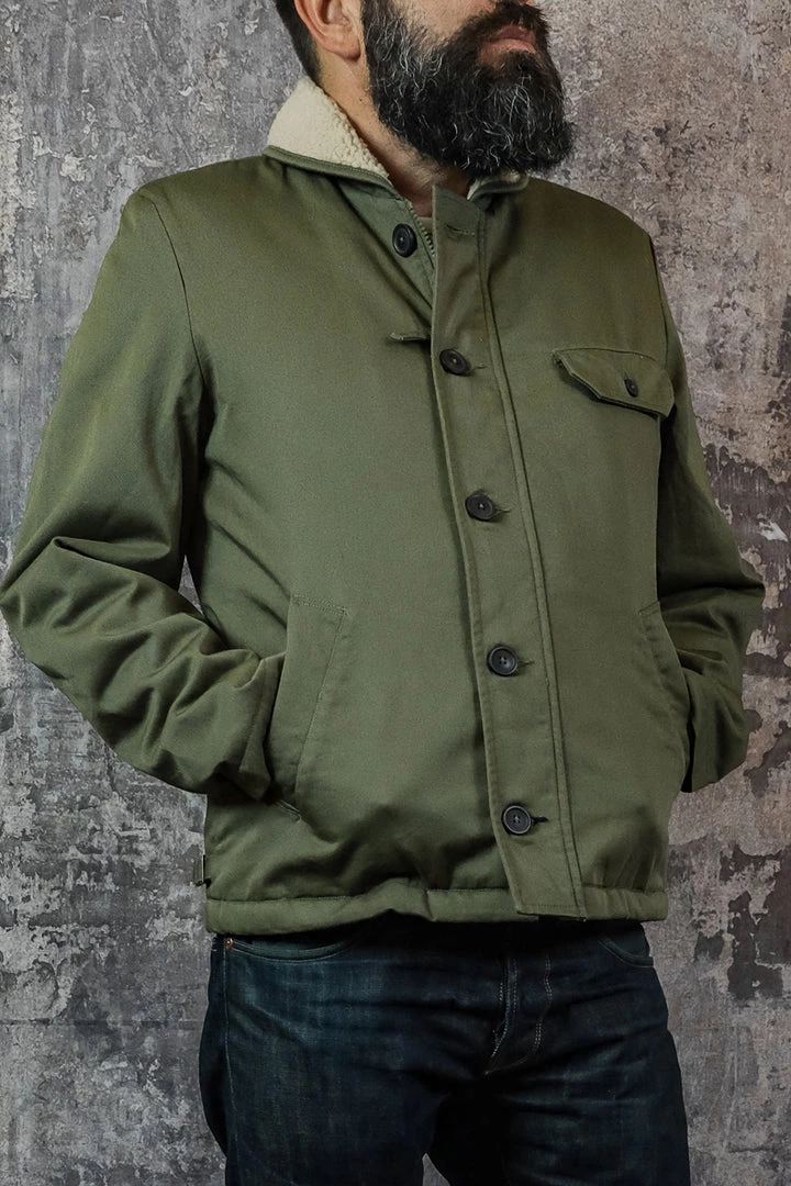 Universal Works - N1 Jacket In Light Olive Twill 3 Universal Works - N1 Jacket In Light Olive Twill