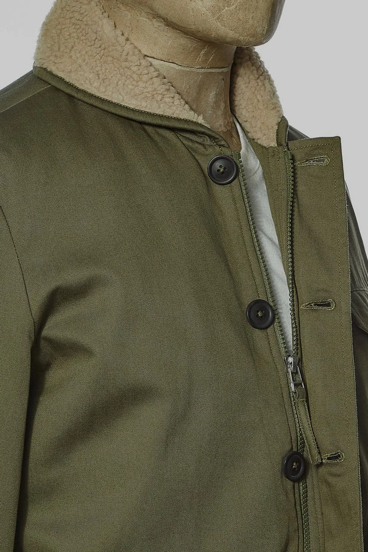 Universal Works - N1 Jacket In Light Olive Twill 5 Universal Works - N1 Jacket In Light Olive Twill