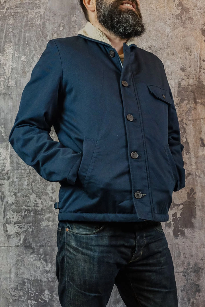 Outerwear&jackets Universal Works - N1 Jacket In Navy Twill 8 Outerwear&jackets Universal Works - N1 Jacket In Navy Twill