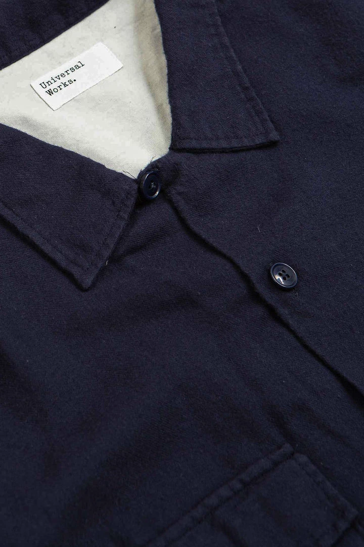 Shirts&Overshirts Universal Works - Worker Shirt In Navy Hudson Cotton 7 Shirts&Overshirts Universal Works - Worker Shirt In Navy Hudson Cotton