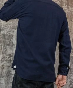 Shirts&Overshirts Universal Works - Worker Shirt In Navy Hudson Cotton 10 Shirts&Overshirts Universal Works - Worker Shirt In Navy Hudson Cotton