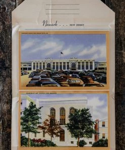 Antiques 1930/40's Lot N°2 - 3 Linen Souvenir Postcard Folders