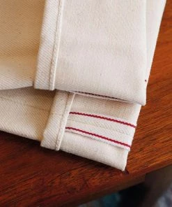 Benzak - B-01 SLIM 12 Oz. Ecru Selvedge New