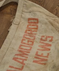 The Rugged Society Vintage Newspaper PaperBoy Newsboy Canvas Bag