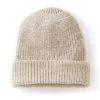 Knitwear Peregrine - Porter Ribbed Beanie In Oatmeal