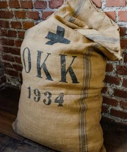 Antiques Vintage OKK 1934 Sack With Cross Deco Craft Antiques&Collectibles