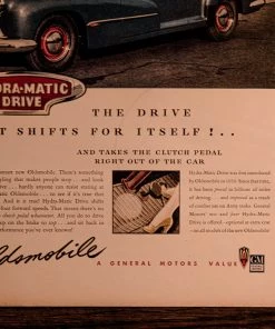 Antiques 1946 Oldsmobile Ad - Smart Car With Hydra Matic Drive - General Motors Cars Antiques&Collectibles