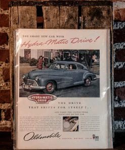Antiques 1946 Oldsmobile Ad - Smart Car With Hydra Matic Drive - General Motors Cars Antiques&Collectibles